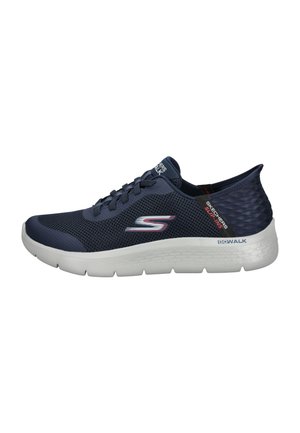 Trainers - navy and grey textile/synthetic