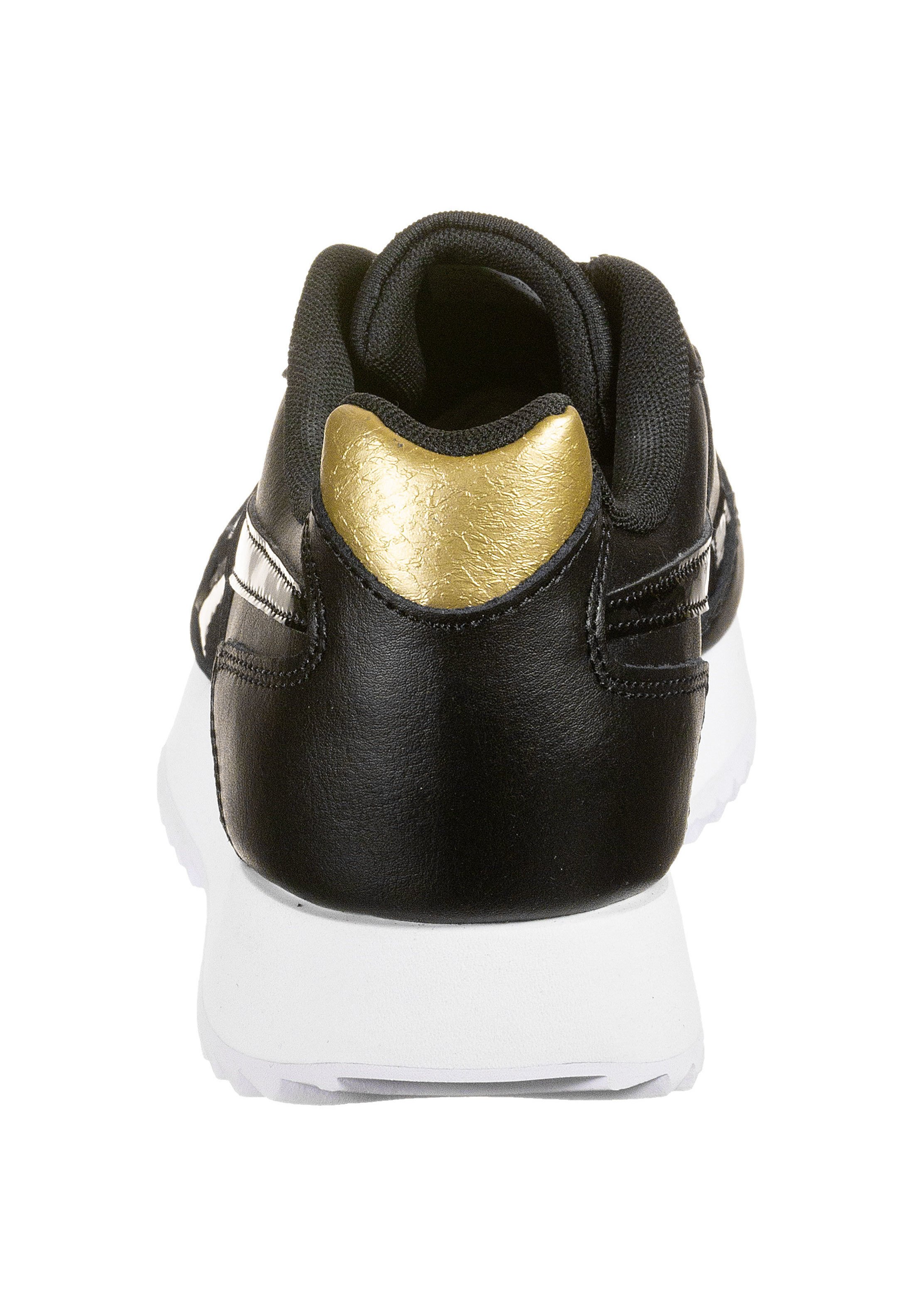 Reebok Sneakers laag - black / gold metallic/Zwart - Zalando.nl