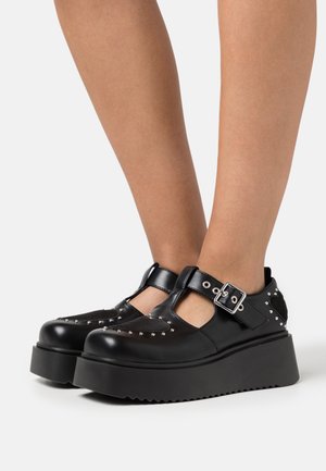 LAMODA SKYLINE - Escarpins compensés - black