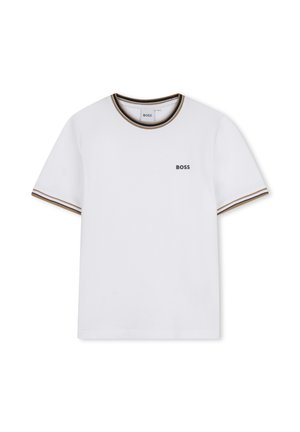 MET KORTE MOUWEN - Basic T-shirt - blanc