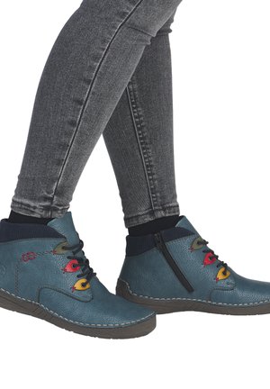 Rieker Boots à talons - blau