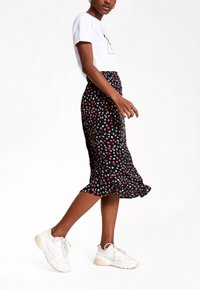 River Island A-linjainen hame - black