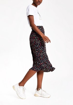 River Island Jupe trapèze - black