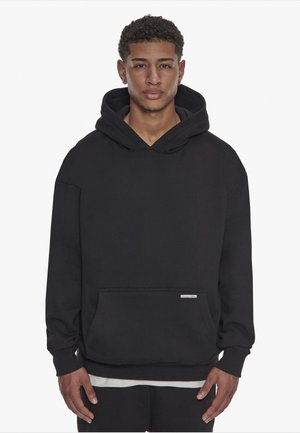 Dropsize SUPER HEAVY BLANK - Sweat à capuche - black