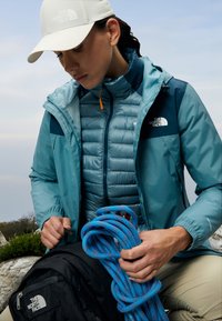 The North Face ANTORA JACKET - Hardshell-jakke - algae blue/midnight petrol