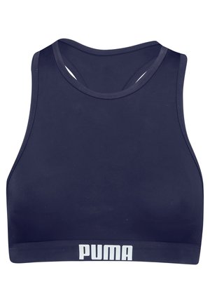 Puma SWIM WOMEN RACERBACK SWIM - Bikini-Top - navy