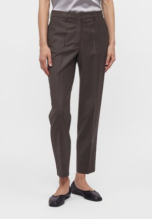 Filippa K, EMMA CROPPED TROUSER - Панталони - dark chocolate