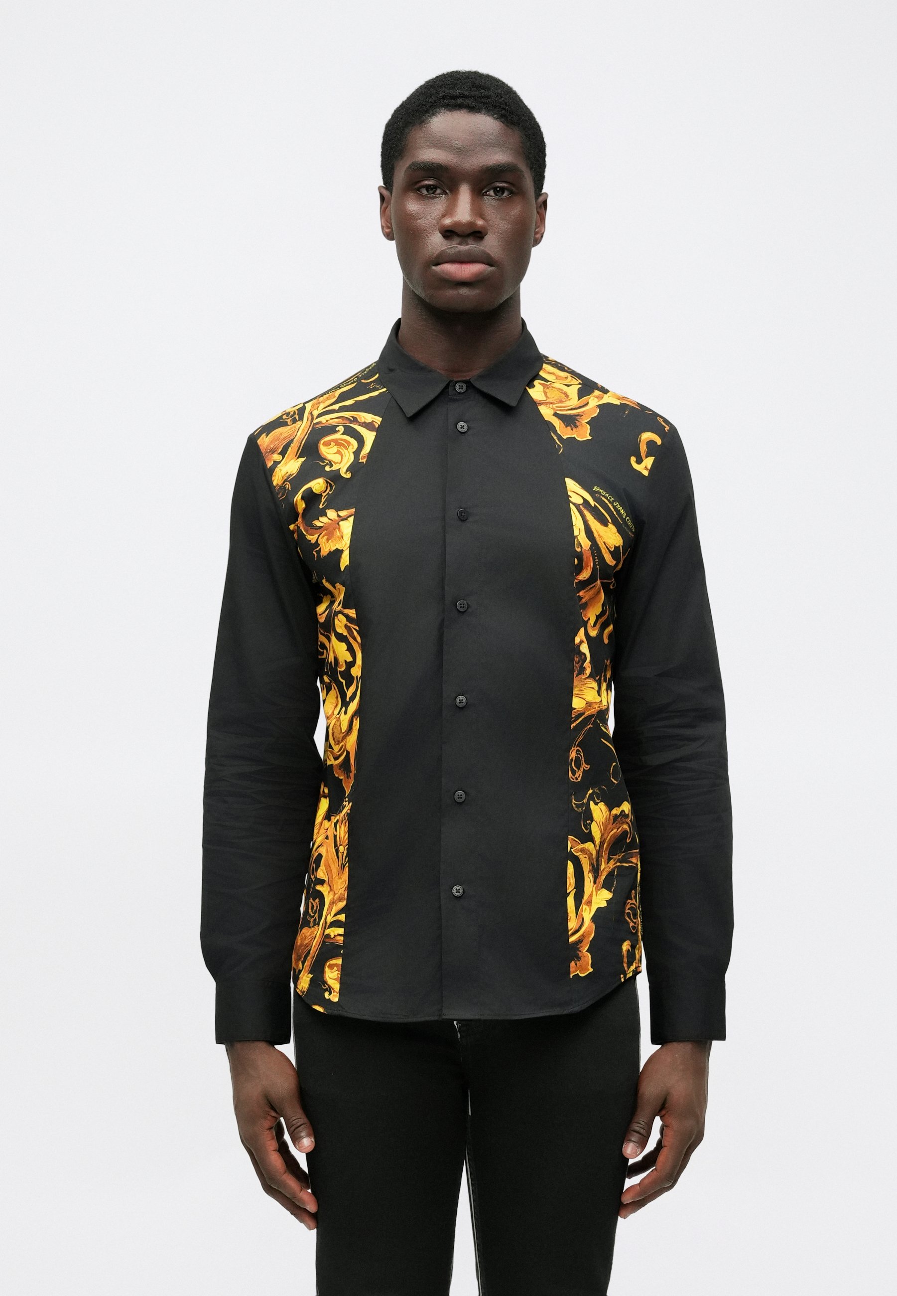 Versace Jeans Couture BAROCCO - Shirt - black/gold-coloured/black -  Zalando.ie