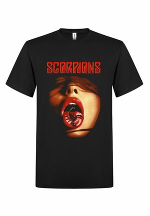 TONGUE - T-shirt con stampa - black