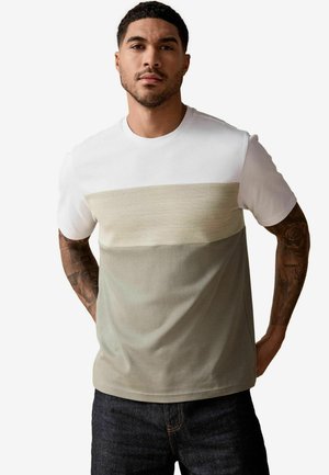 Next REGULAR FIT BLOCK  - Trükipildiga T-särk - green