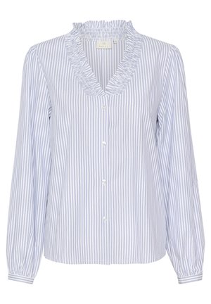 KAMAIBRITT - Blusa - blue and white stripe