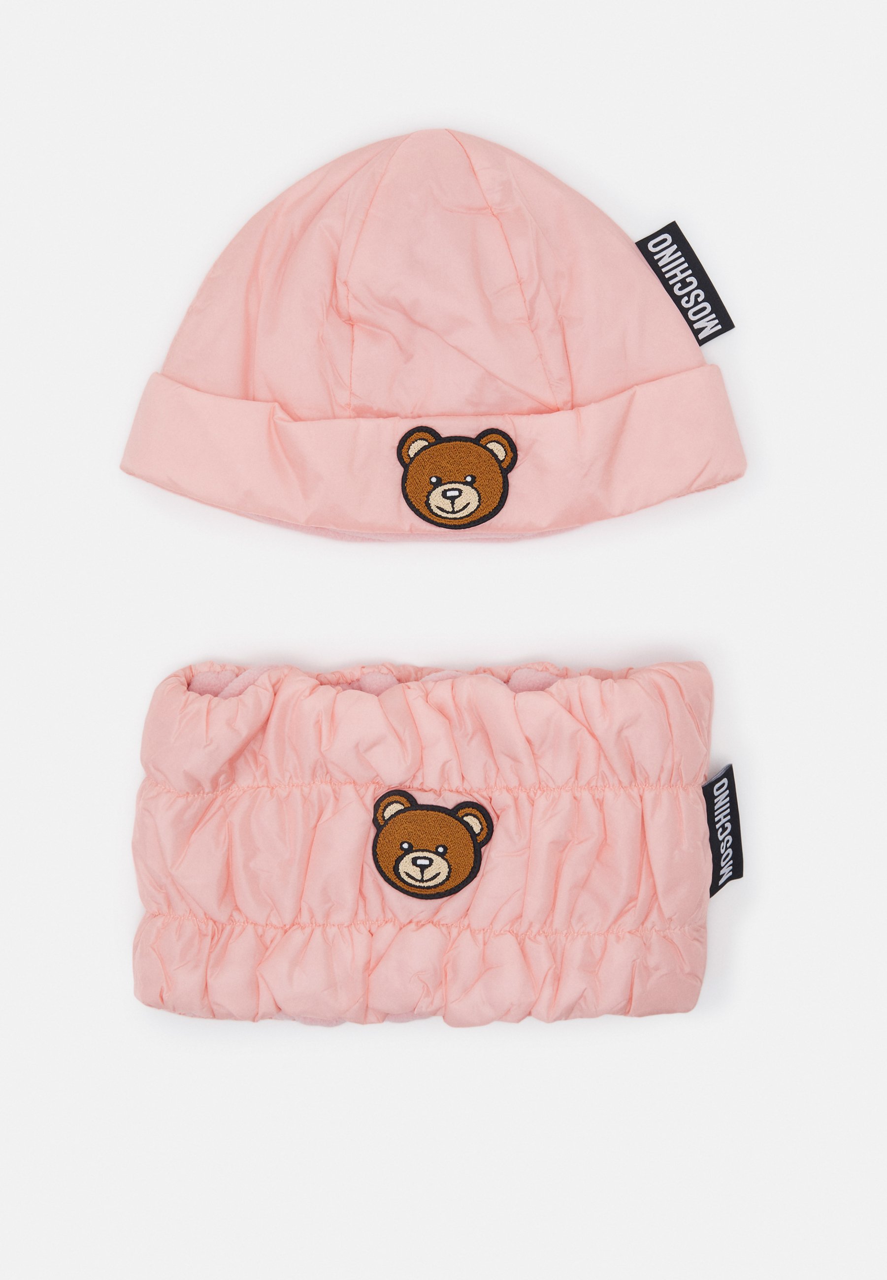 moschino hat and scarf set