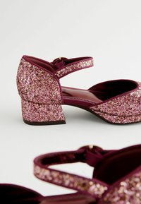 Next REGULAR FIT - Aukštakulniai su platforma - purple glitter