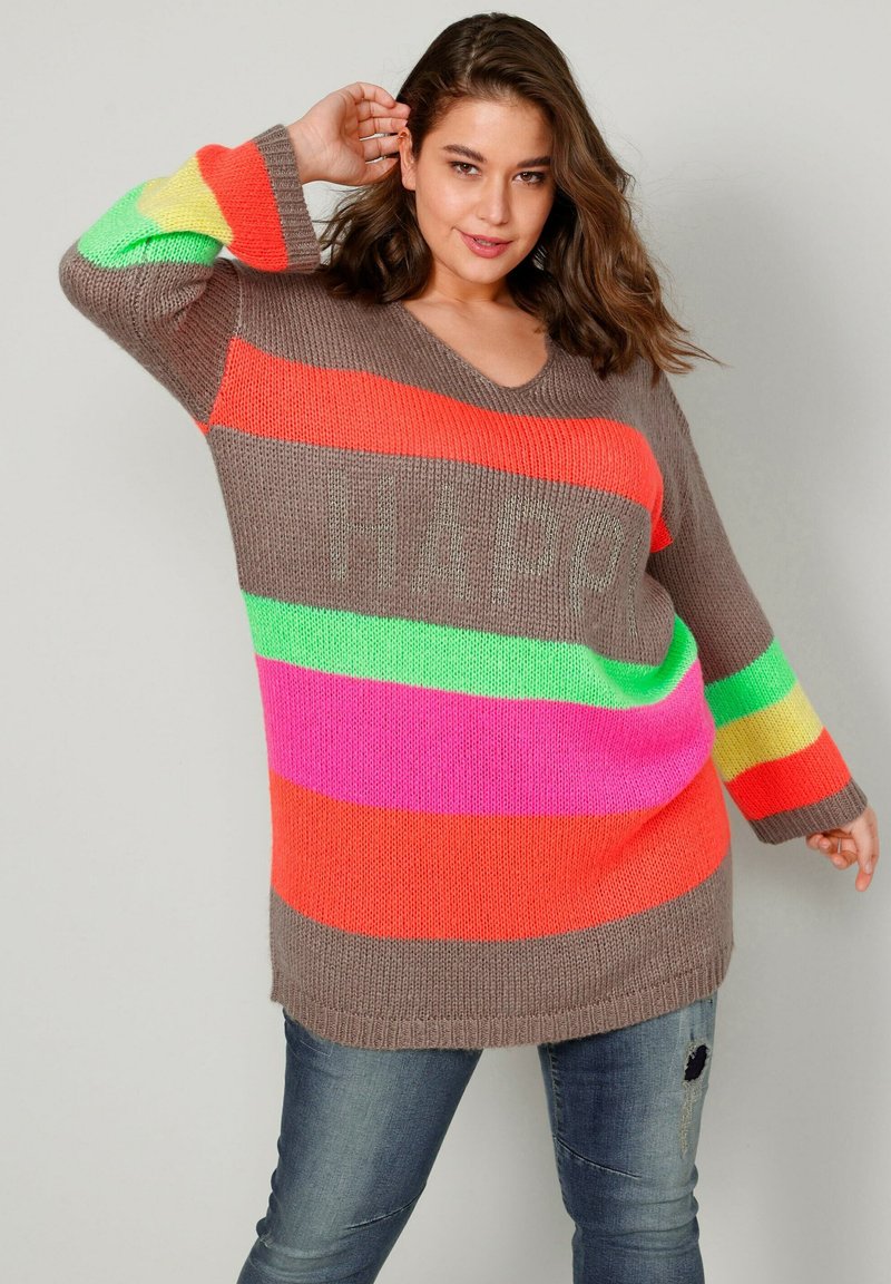 Angel of Style Trui - brown