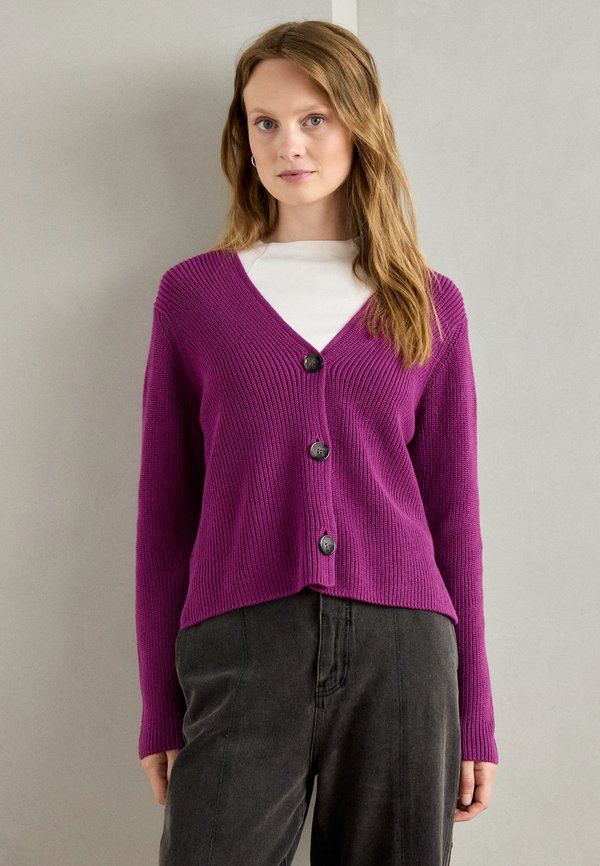 CARDIGAN  LONGSLEEVE V NECK - Cardigan - fresh berry