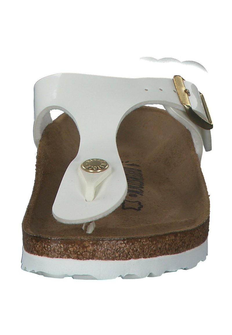 birkenstock gizeh bf birkenstock patent white