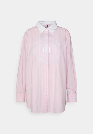 OXFORD - Blůza - oxford stp/ white/ pastel pink