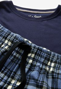 Next MOTIONFLEX COSY SET - Conjunto de pijama - navy blue check
