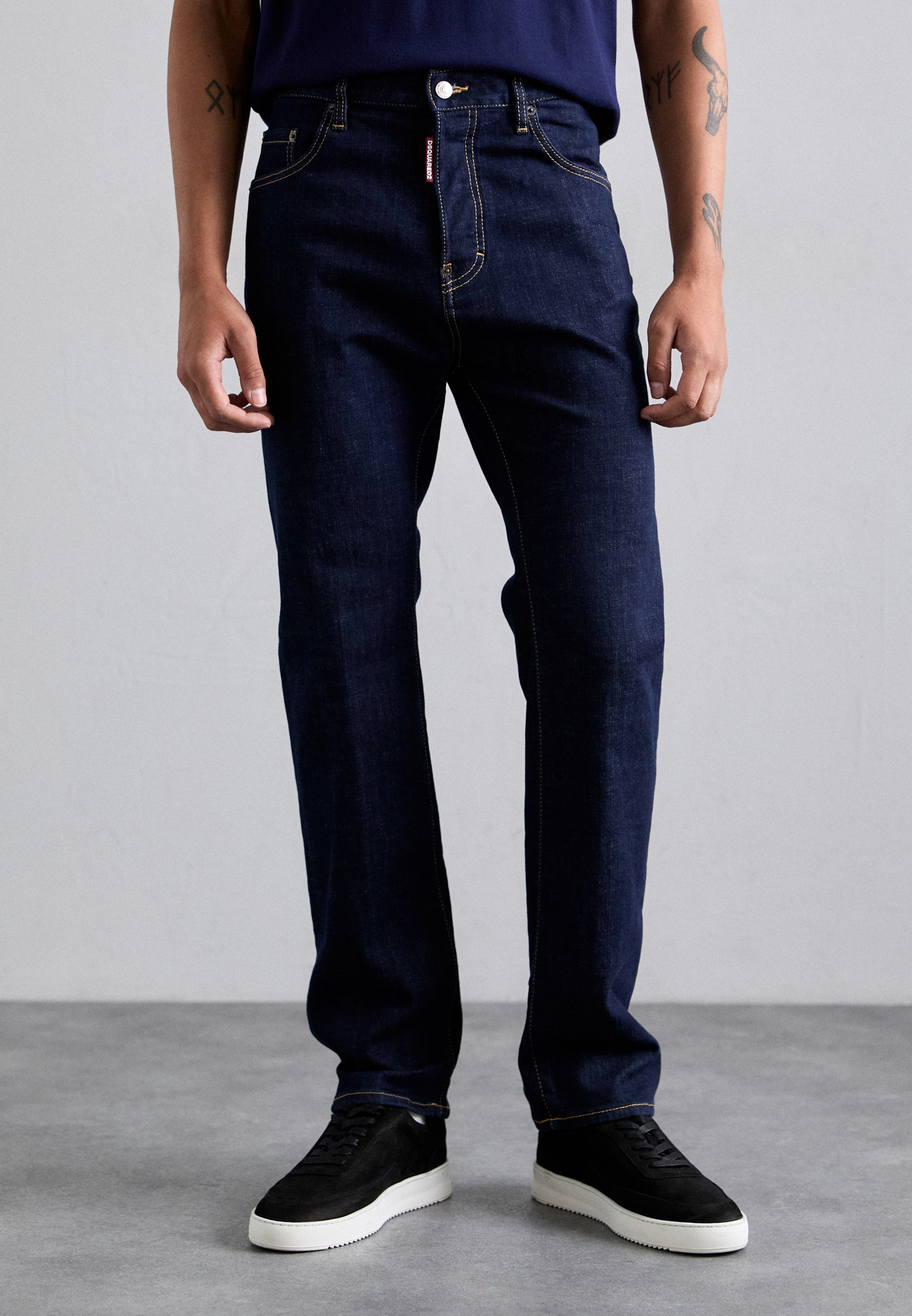 Dsquared2 Straight leg jeans - navy blue/blue denim - Zalando.co.uk