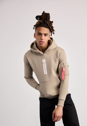 Alpha Industries Hættetrøje - vintage sand