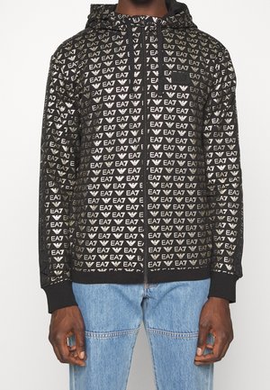 Zip-up sweatshirt - black