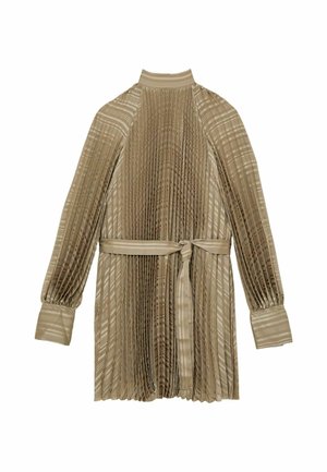 Reiss, REGULAR FIT - ENIA PLEATED BELTED MINI DRESS . - Hverdagskjole - sage