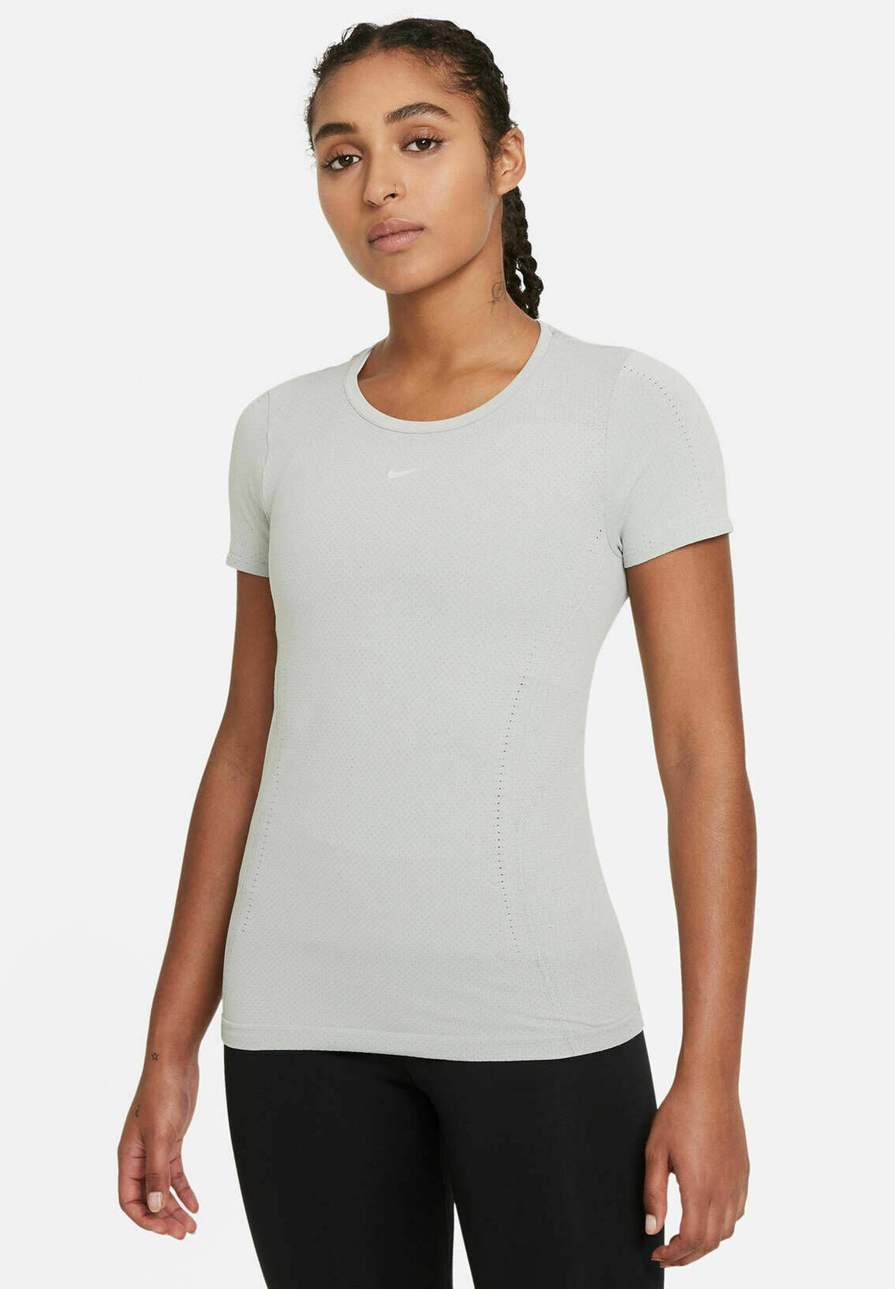 d0smW Abbigliamento Nike Performance ADV AURA - T-Shirt sport - grau/grigio d0smW Abbigliamento Nike Performance ADV AURA - T-Shirt sport - grau/grigio