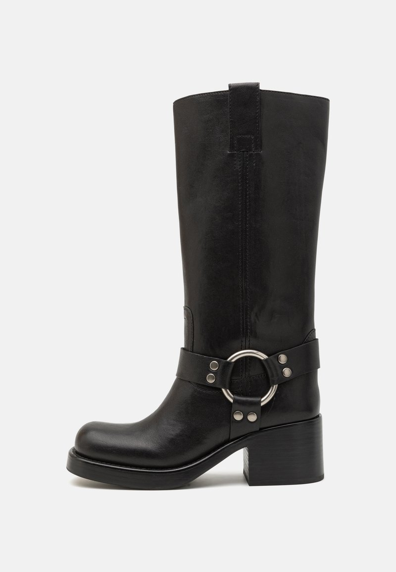 Jeffrey Campbell REFLECTION - Botas de cowboy/motociclista - black