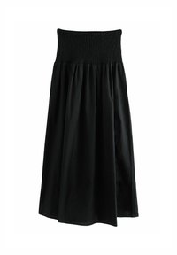 REGULAR FIT - DROP WAIST - Fustă maxi - black