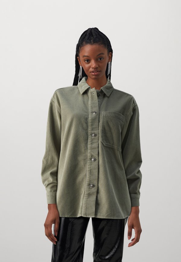 ONLMARTA SHACKET - Button-down blouse - seagrass