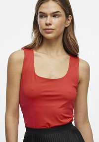 VILA VIKENZA U-NECK REV NOOS - Top - aurora red