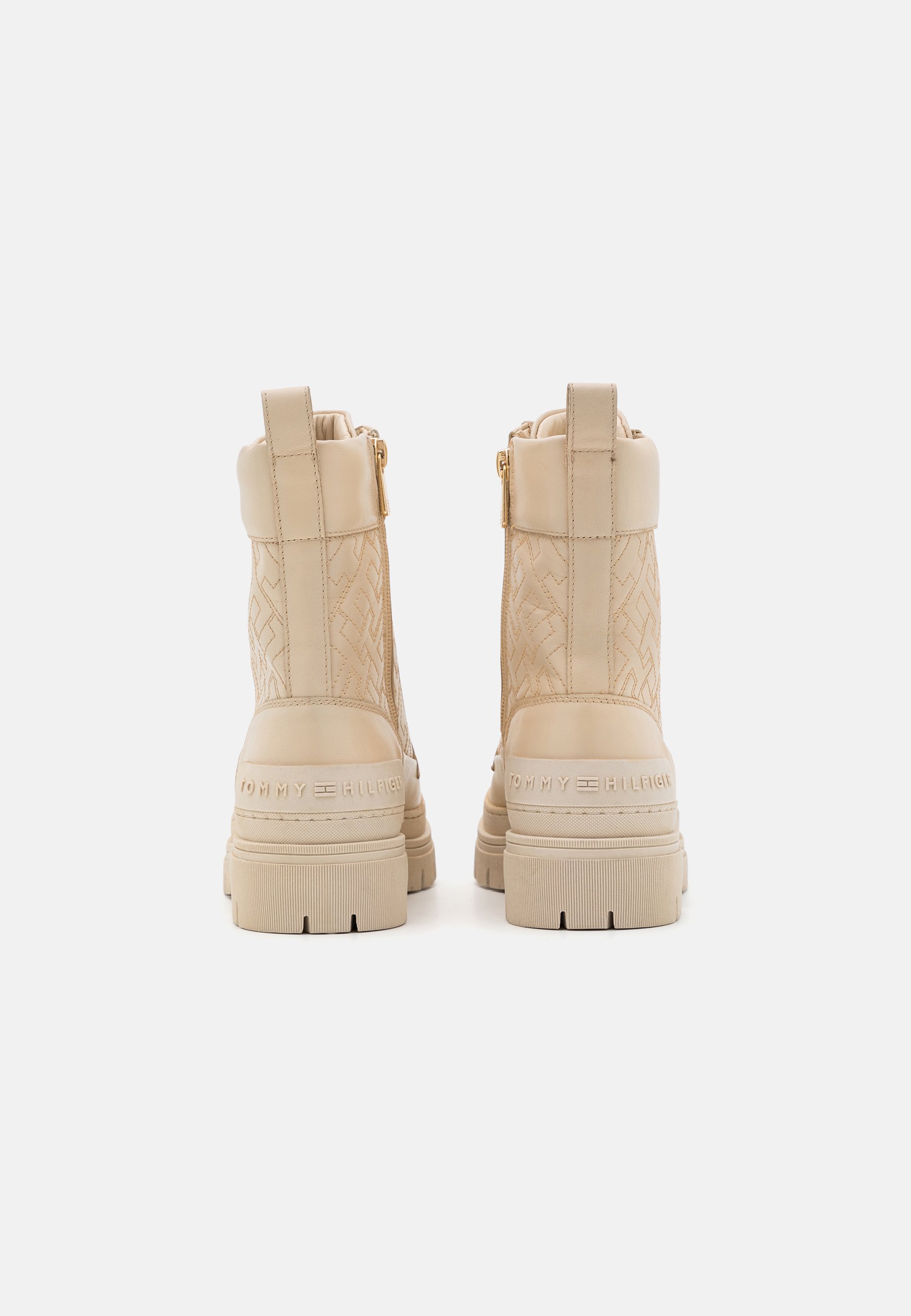 canvas platform boots tommy hilfiger