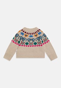 Molo GIMLASSI MOCKNECK JUMPER INTARSIA - Vesta - sand