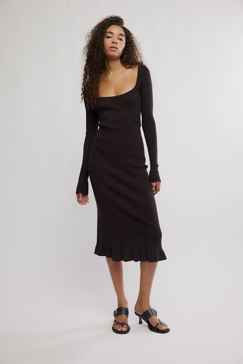 Free People Jurk bruin