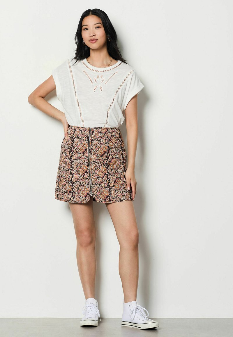 Etam T-shirt print crème