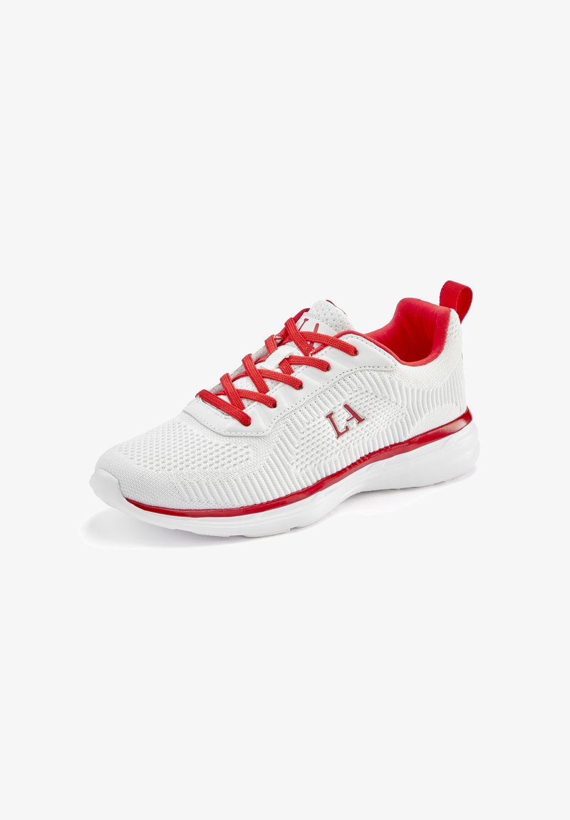 LASCANA Sneaker low - weiß rot