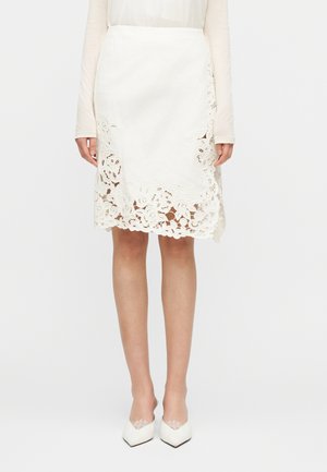 SHAYA SKIRT - Puzdrová sukňa - off white