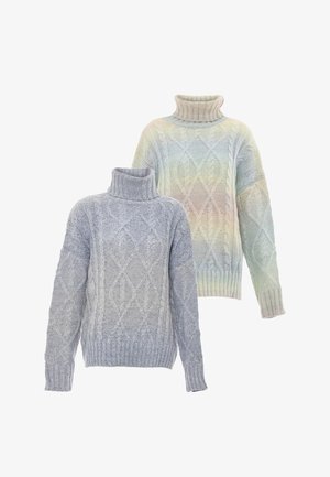 Mo, 2-PACK - Maglione - blau mint & blau wollweiss