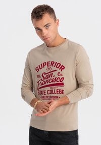 Ombre - WITH COLLEGE - Long sleeved top - sand Thumbnail Image 1