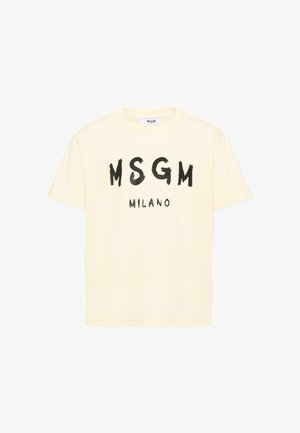 MSGM, T-SHIRT UNISEX - T-shirt con stampa - ivory