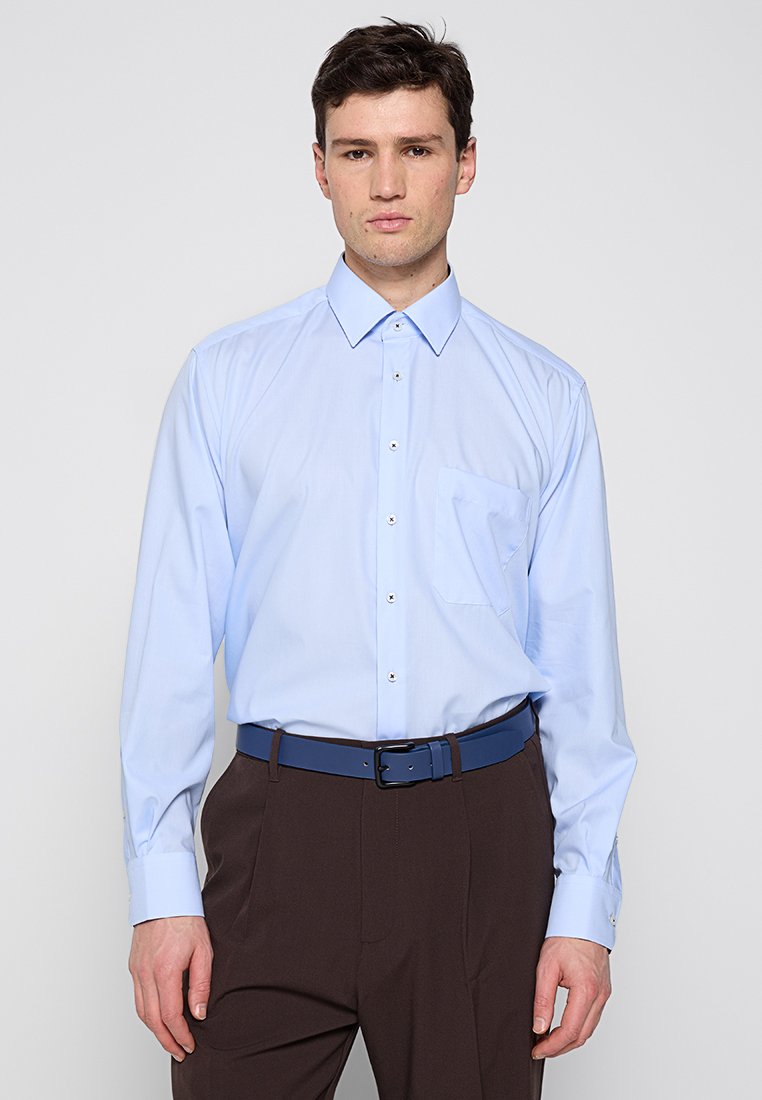Eterna Zakelijk overhemd lichtblauw