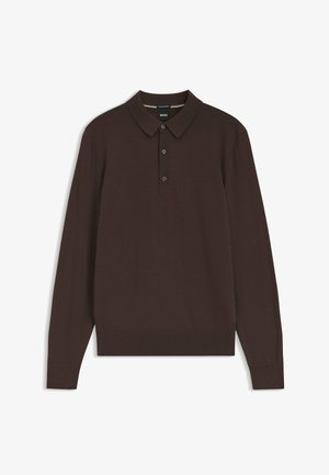 BOSS, Poloshirt - dark brown nine