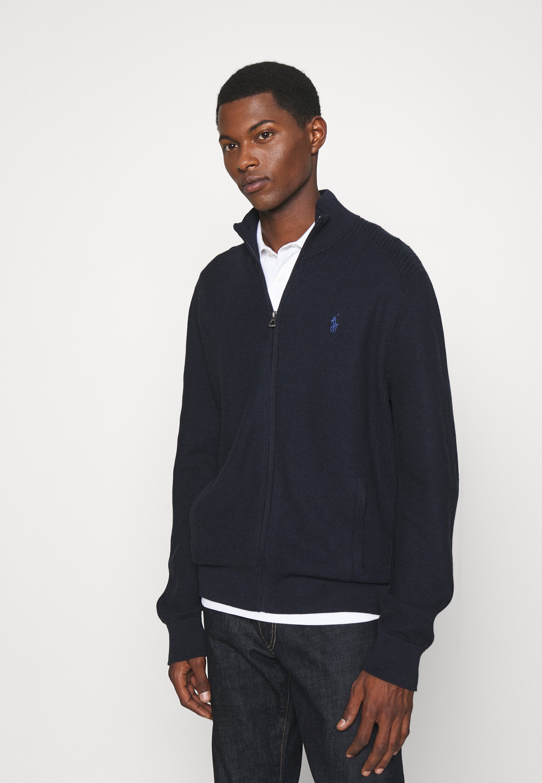 Polo Ralph Lauren FULL ZIP - Cardigan - navy heather/dark blue 