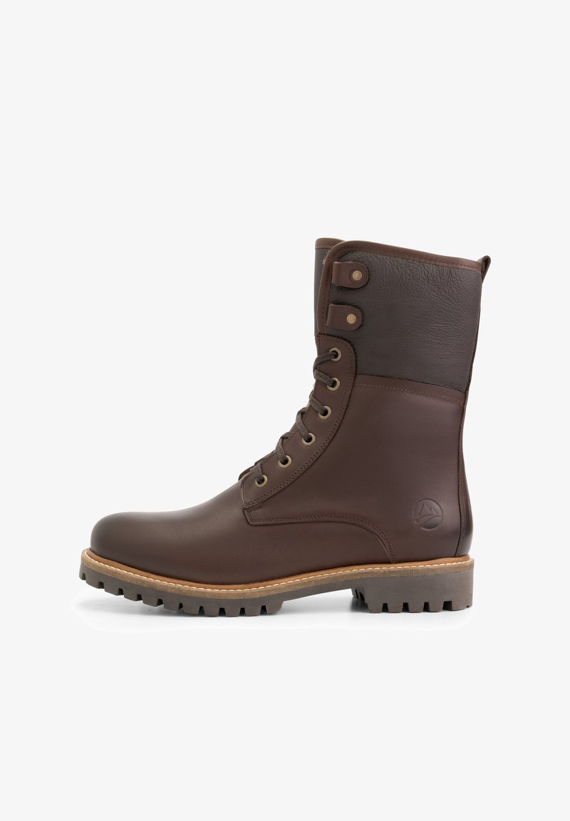 Travelin HOLM - Lace-up boots - brown