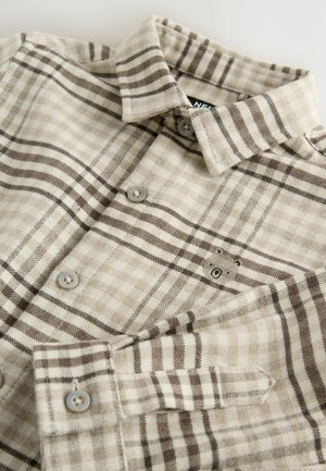 Next REGULAR FIT - LONG SLEEVE CHECK CHARACTER - Chemise - neutral tan