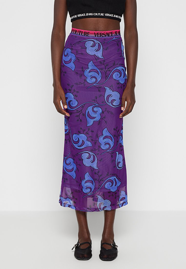 Versace Jeans Couture Kokerrok paars