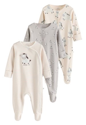 Next, REGULAR FIT - 3 PACK  - Strampler - grey