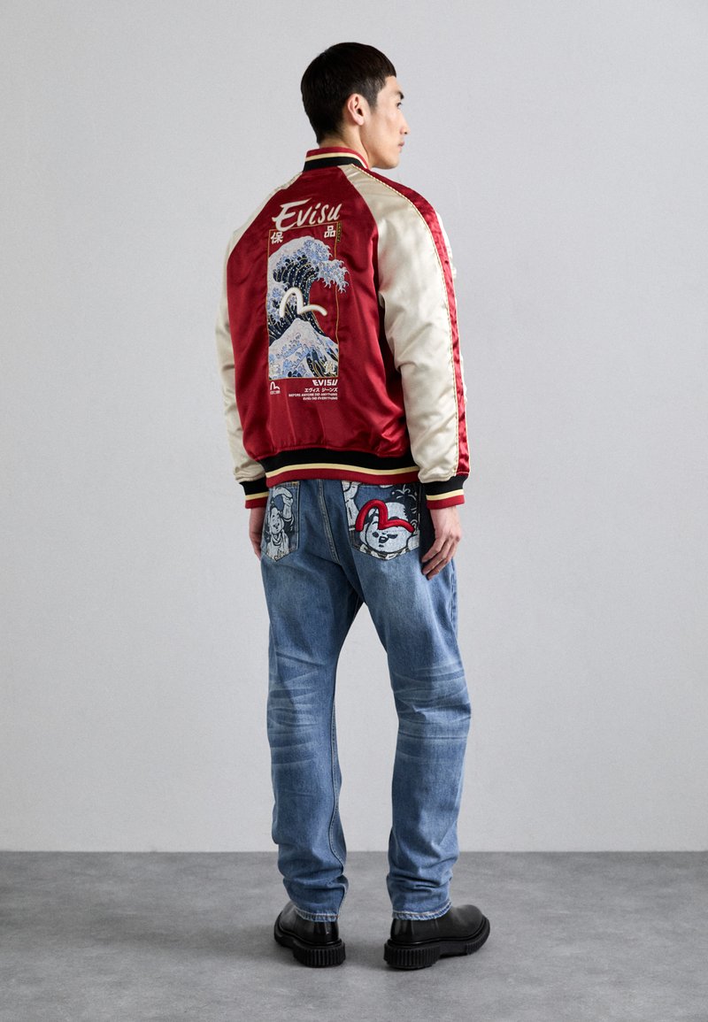 Evisu SEAGULL WAVE 2 FACE SOUVENIR JACKET - Bomber Jacket - dark 