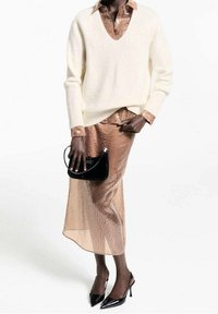 Mango Strickpullover - beige