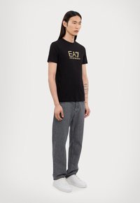 EA7 Emporio Armani - Print T-shirt - black Thumbnail Image 1